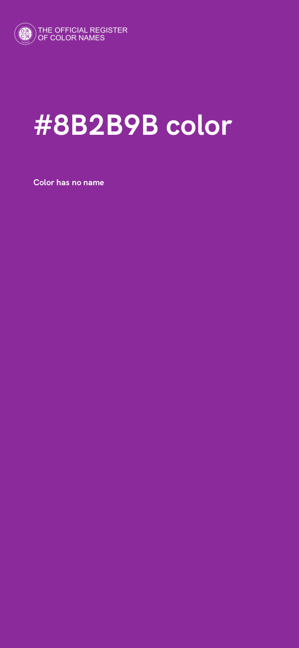 #8B2B9B color image