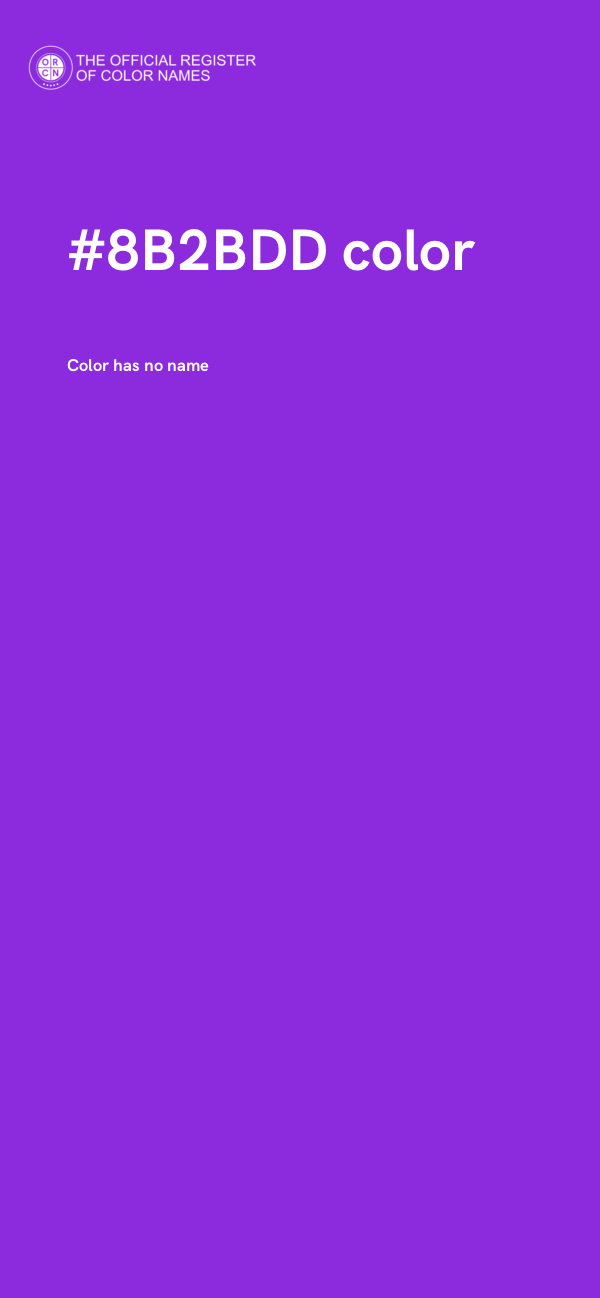 #8B2BDD color image