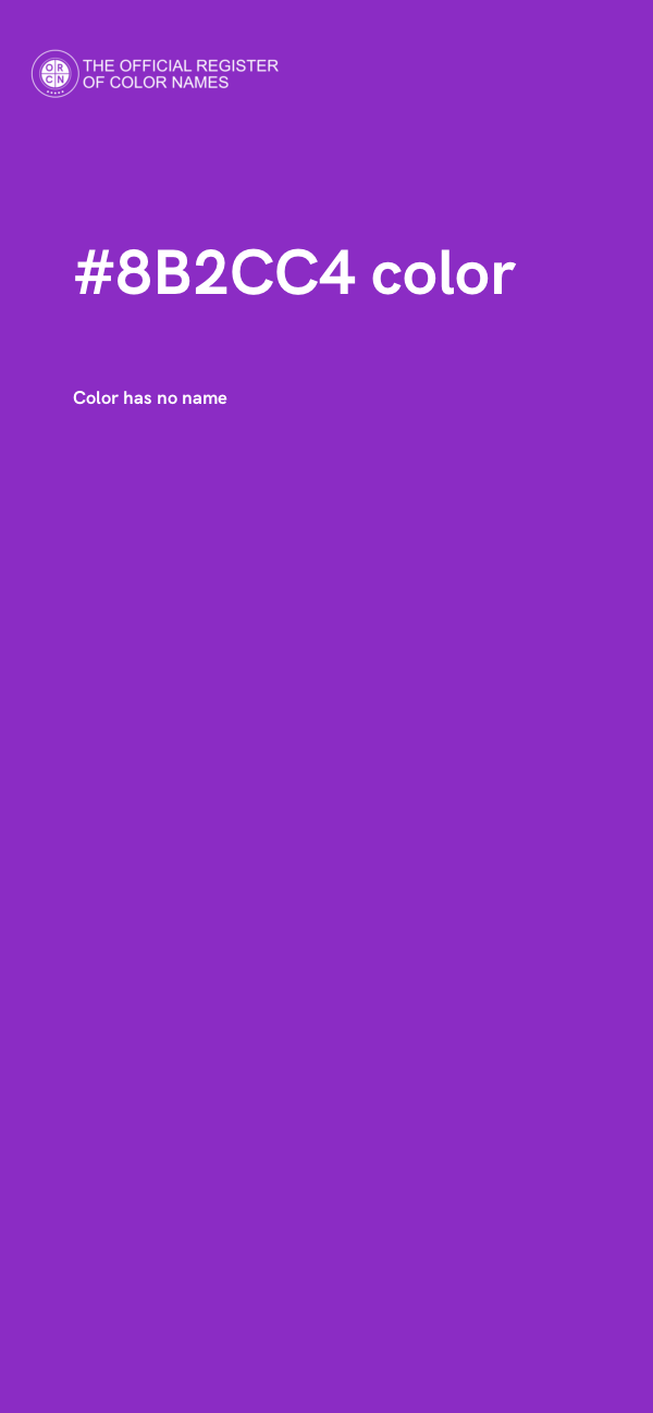#8B2CC4 color image