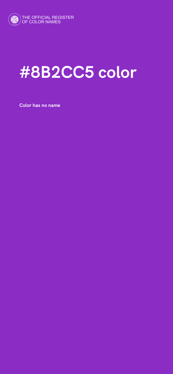 #8B2CC5 color image