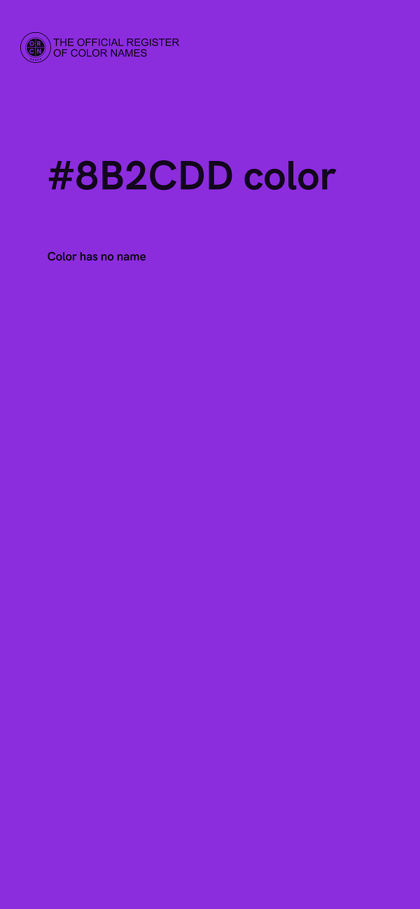 #8B2CDD color image