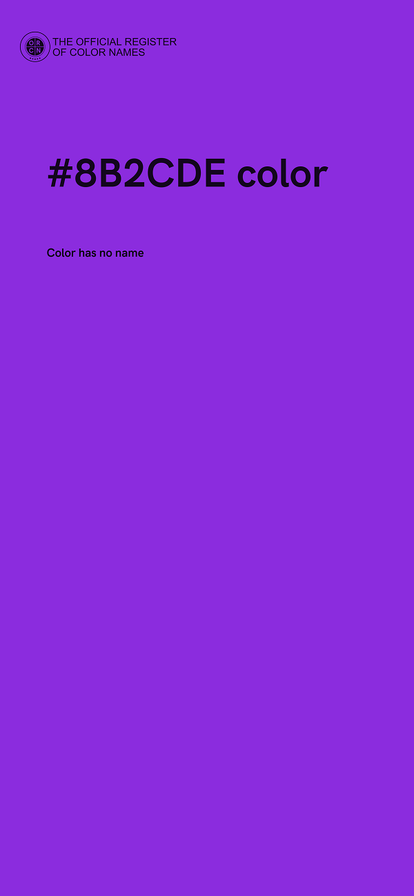 #8B2CDE color image