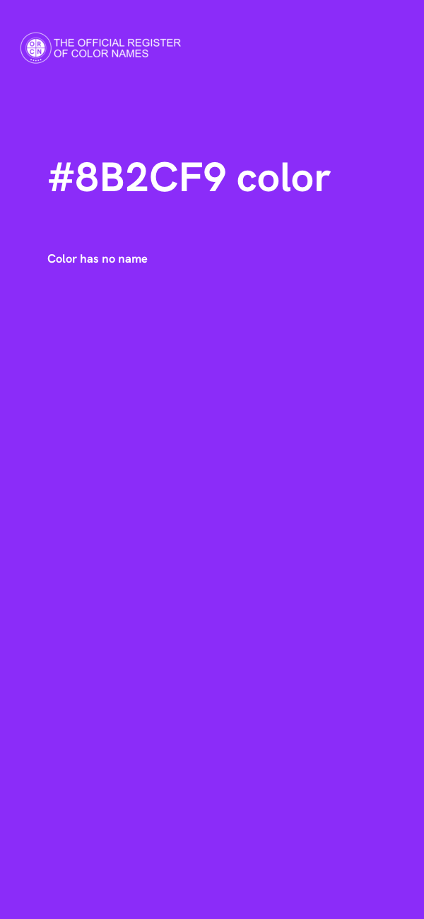 #8B2CF9 color image