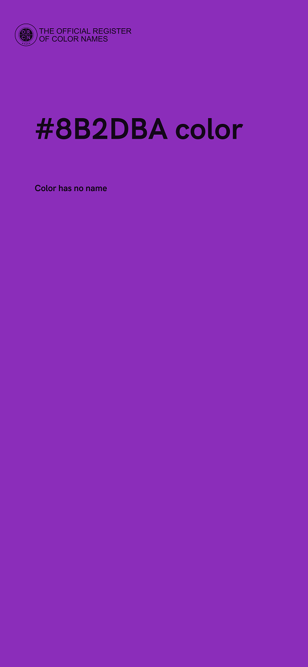 #8B2DBA color image