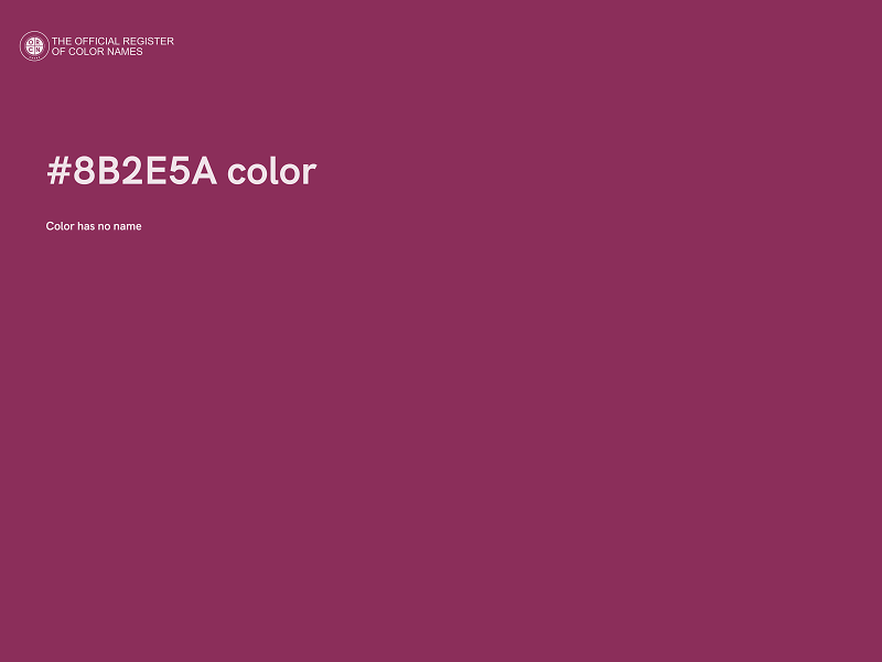 #8B2E5A color image