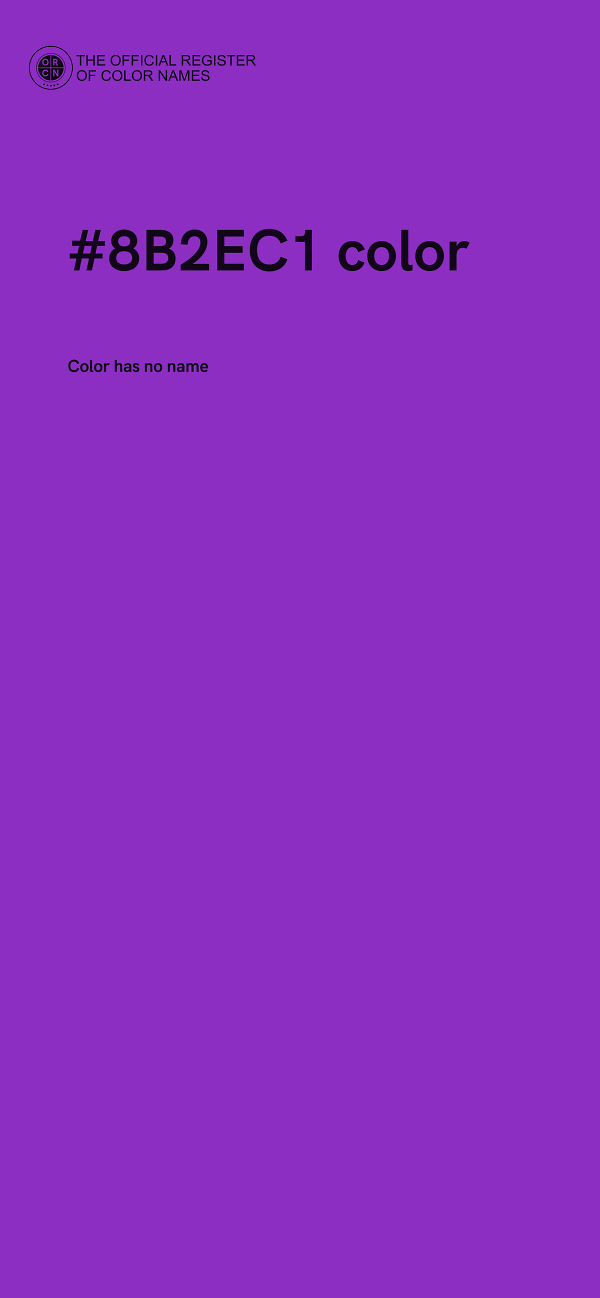 #8B2EC1 color image