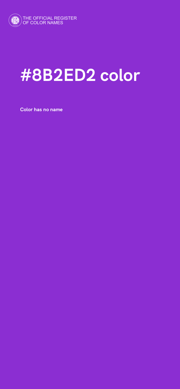 #8B2ED2 color image