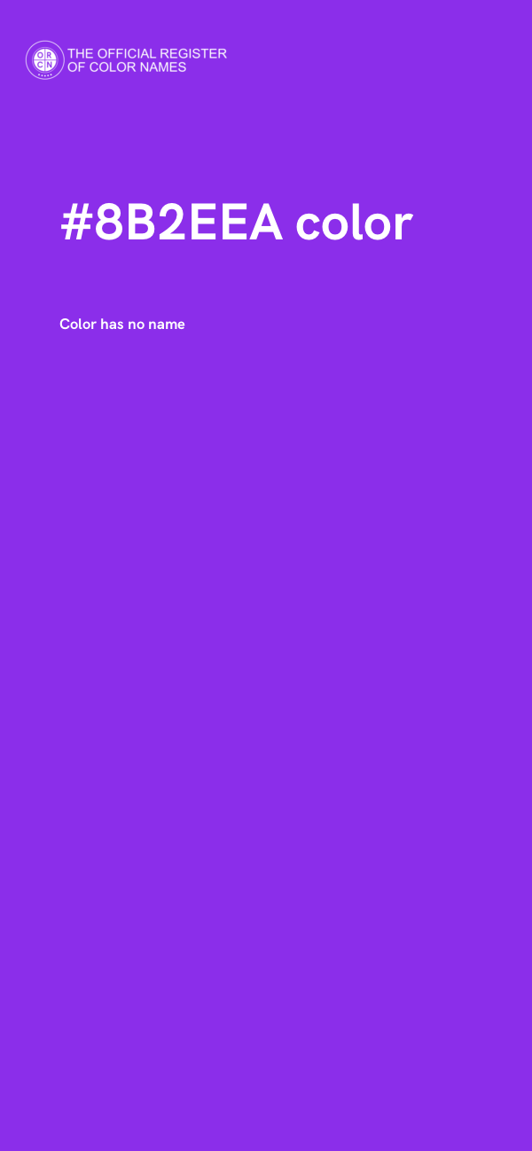 #8B2EEA color image