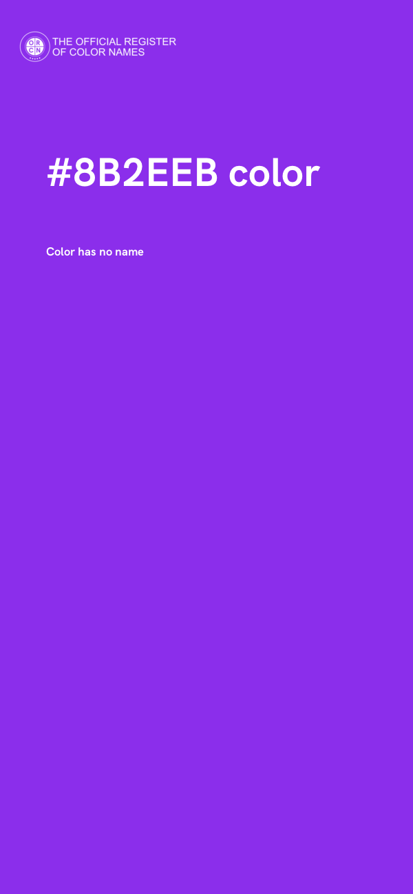 #8B2EEB color image