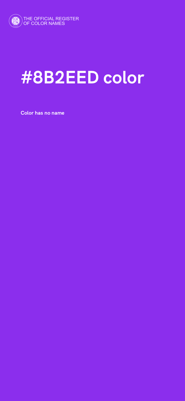 #8B2EED color image
