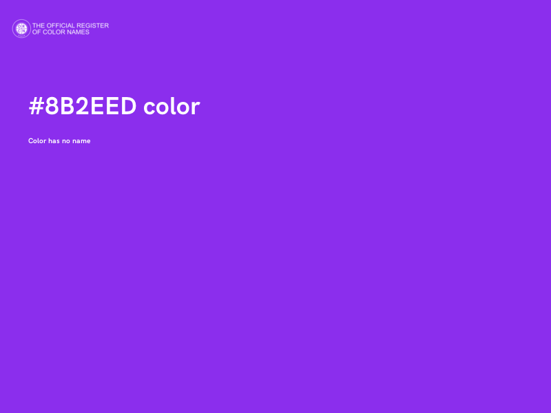 #8B2EED color image