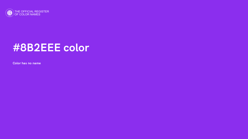 #8B2EEE color image