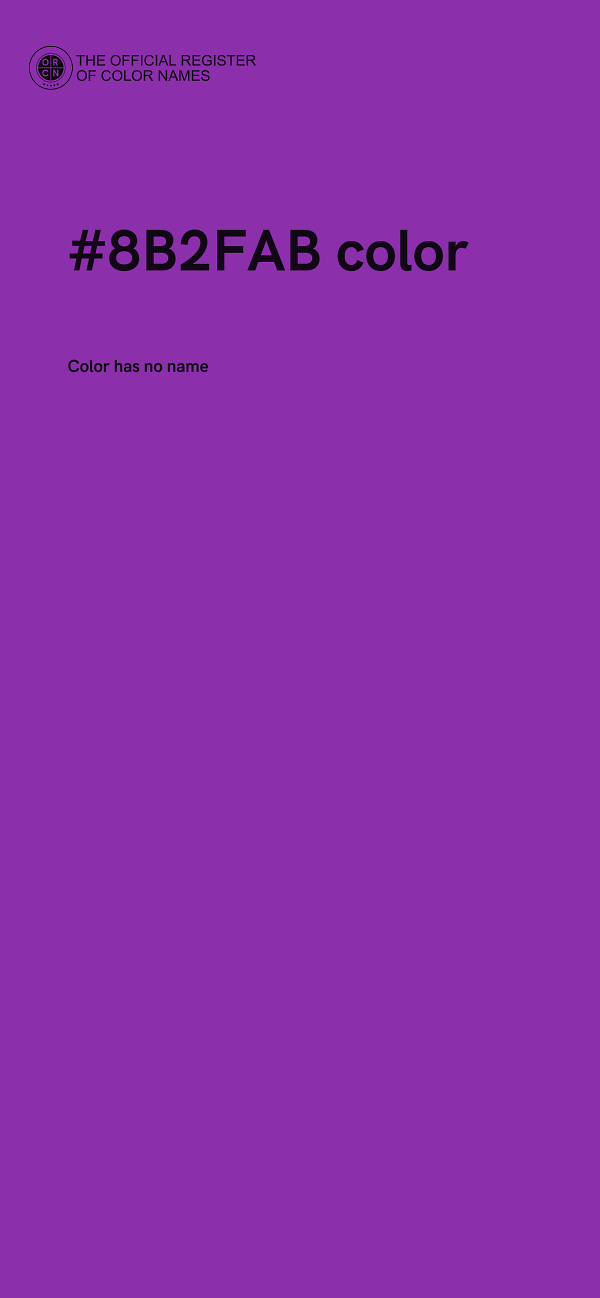 #8B2FAB color image