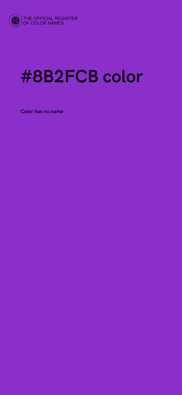 #8B2FCB color image