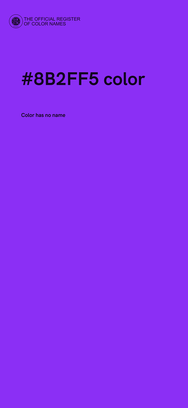 #8B2FF5 color image