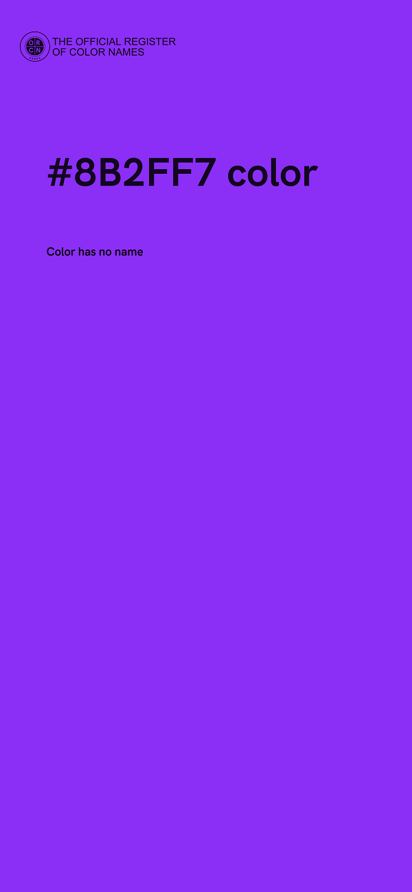 #8B2FF7 color image