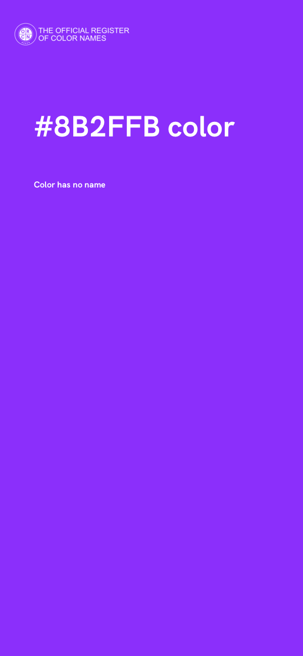#8B2FFB color image