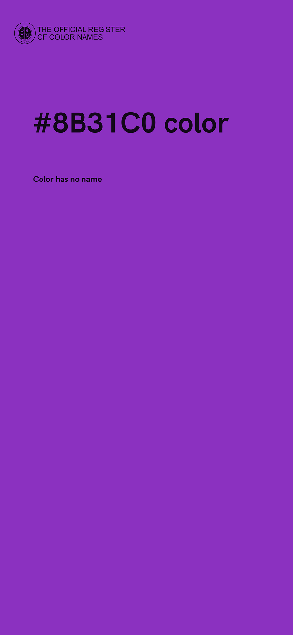 #8B31C0 color image