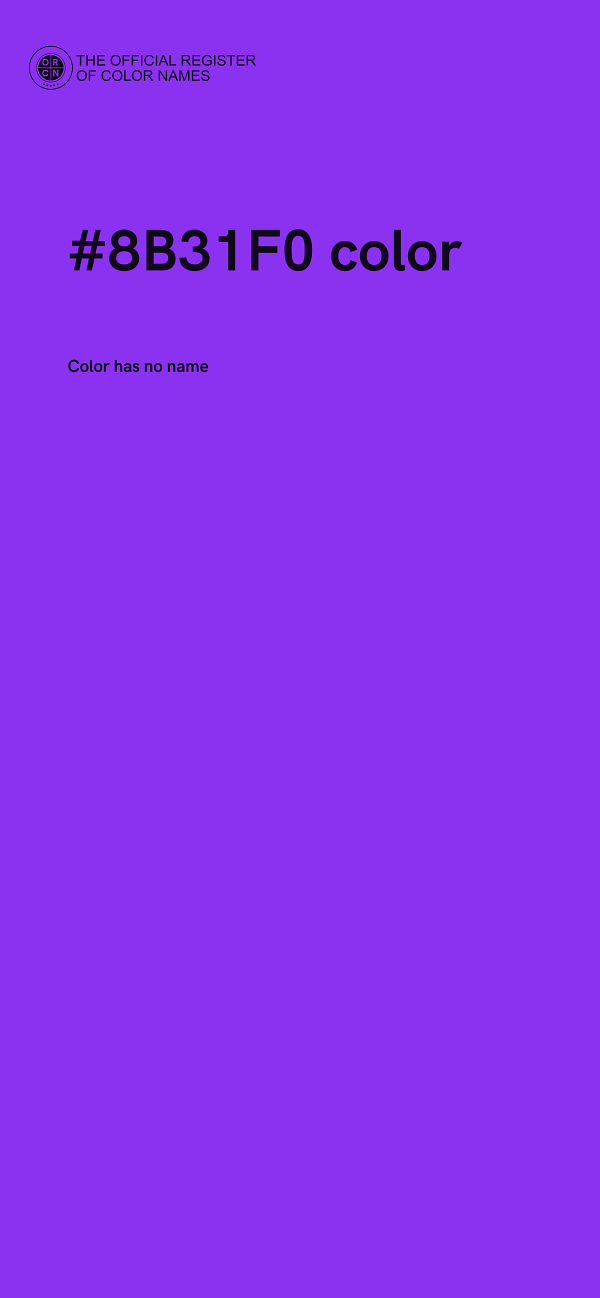 #8B31F0 color image