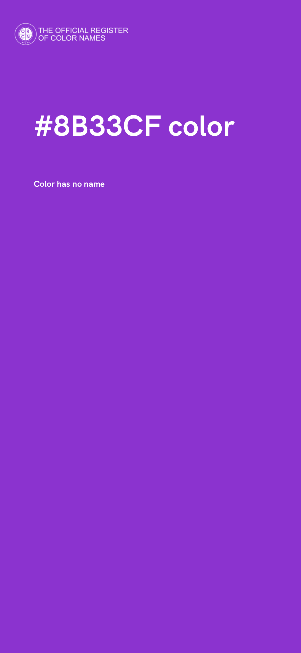 #8B33CF color image