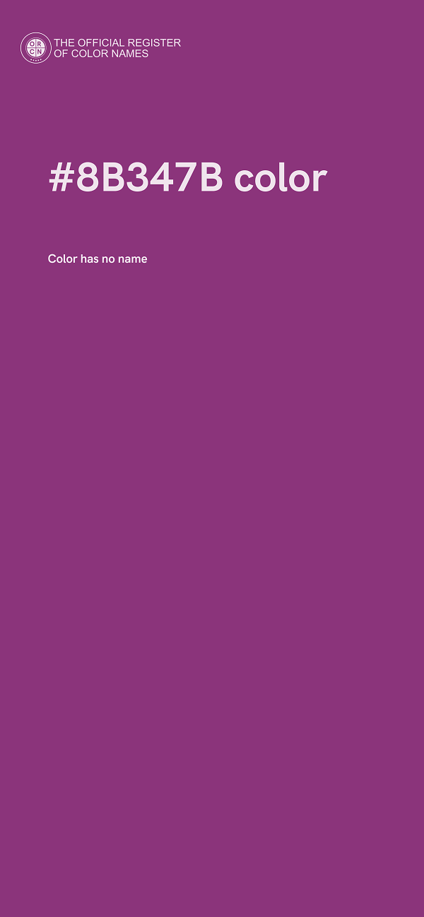 #8B347B color image