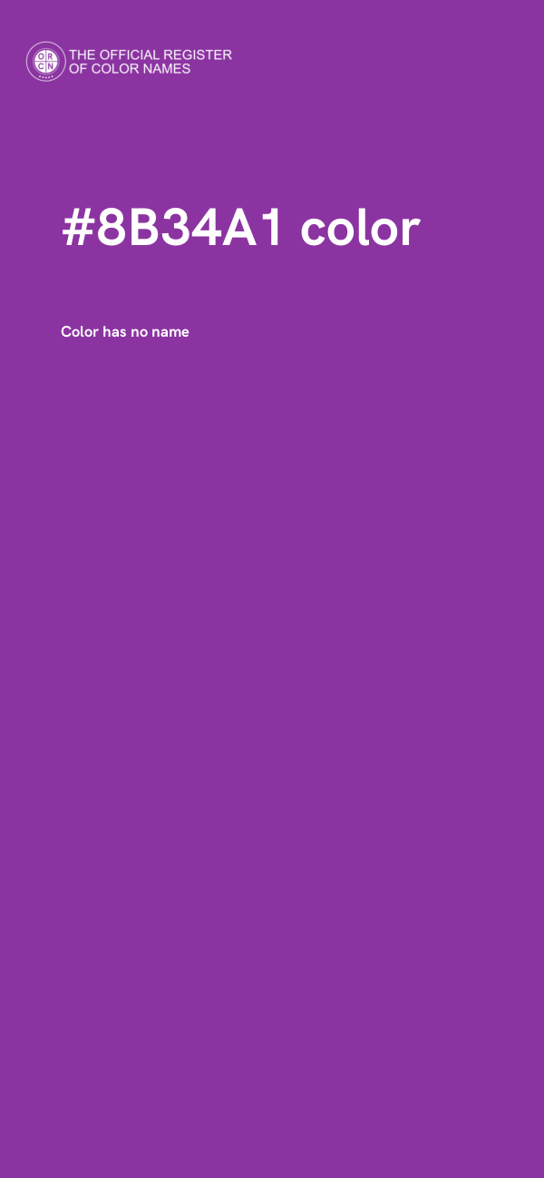 #8B34A1 color image
