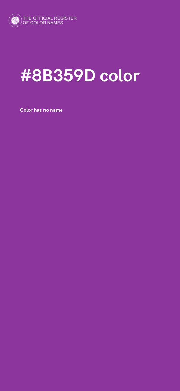 #8B359D color image