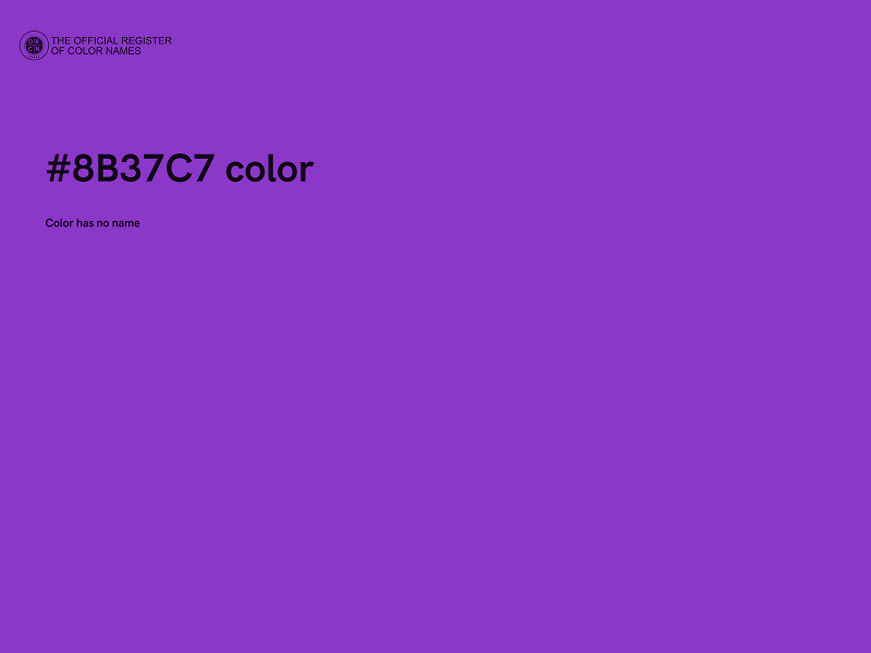 #8B37C7 color image