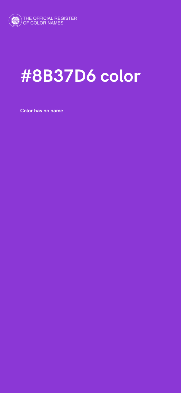 #8B37D6 color image