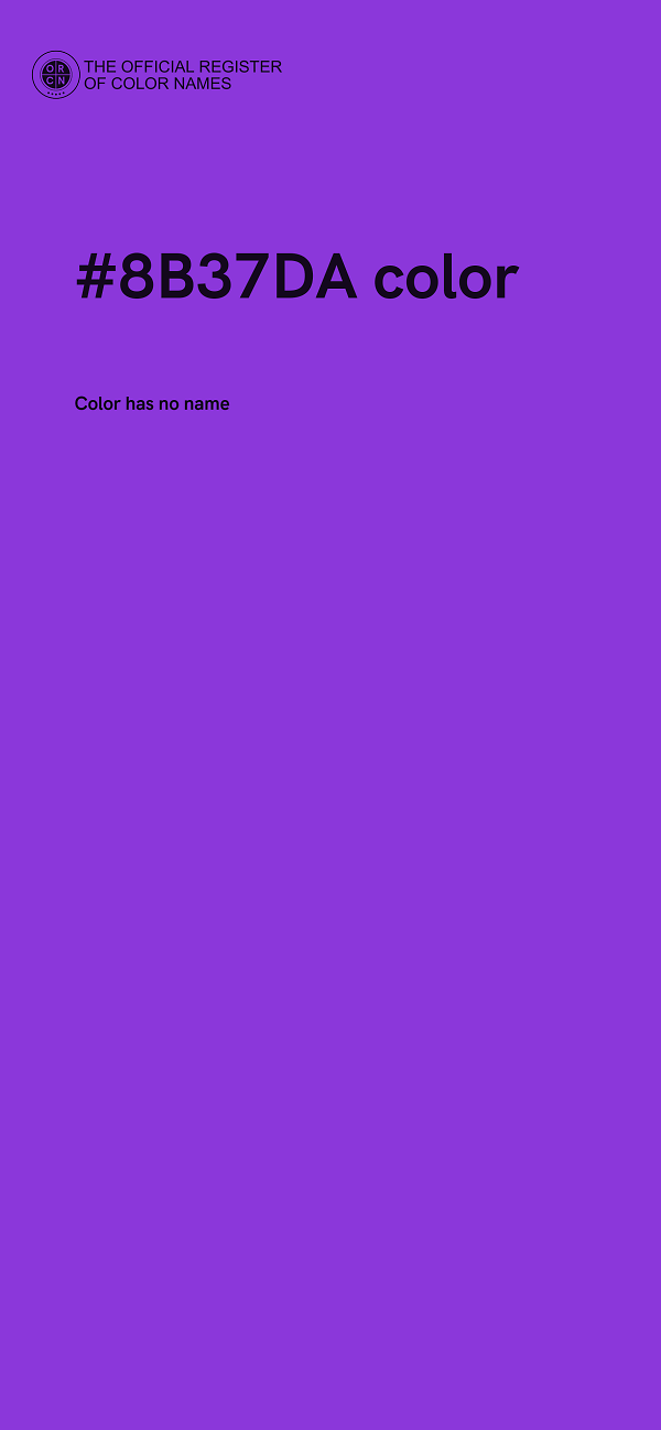 #8B37DA color image