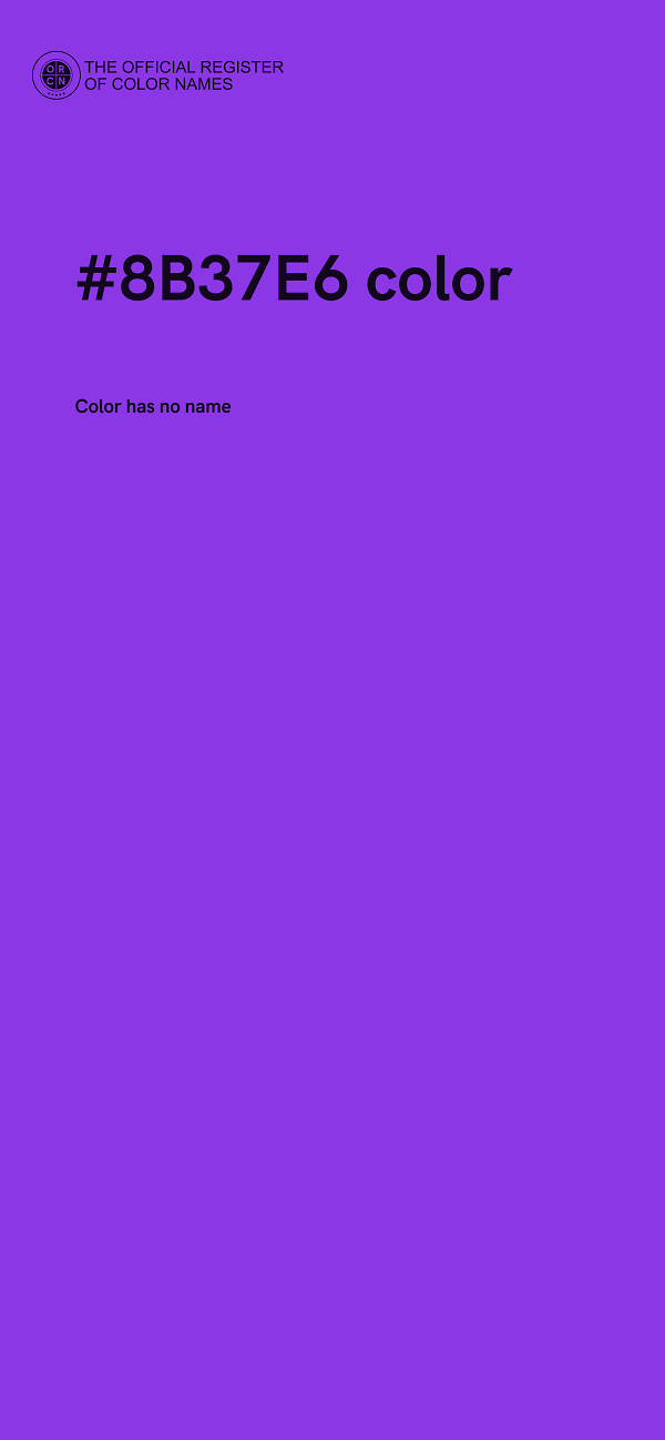 #8B37E6 color image