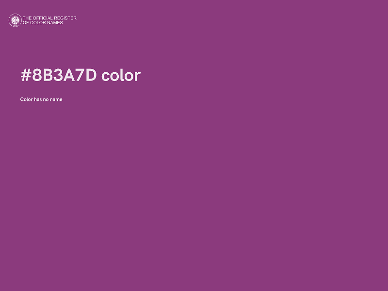 #8B3A7D color image