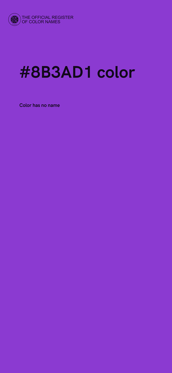 #8B3AD1 color image