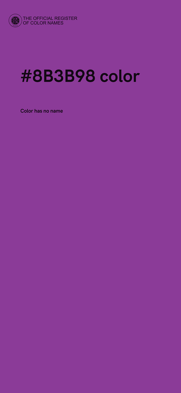 #8B3B98 color image