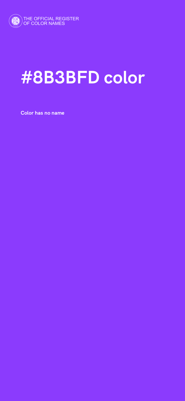 #8B3BFD color image
