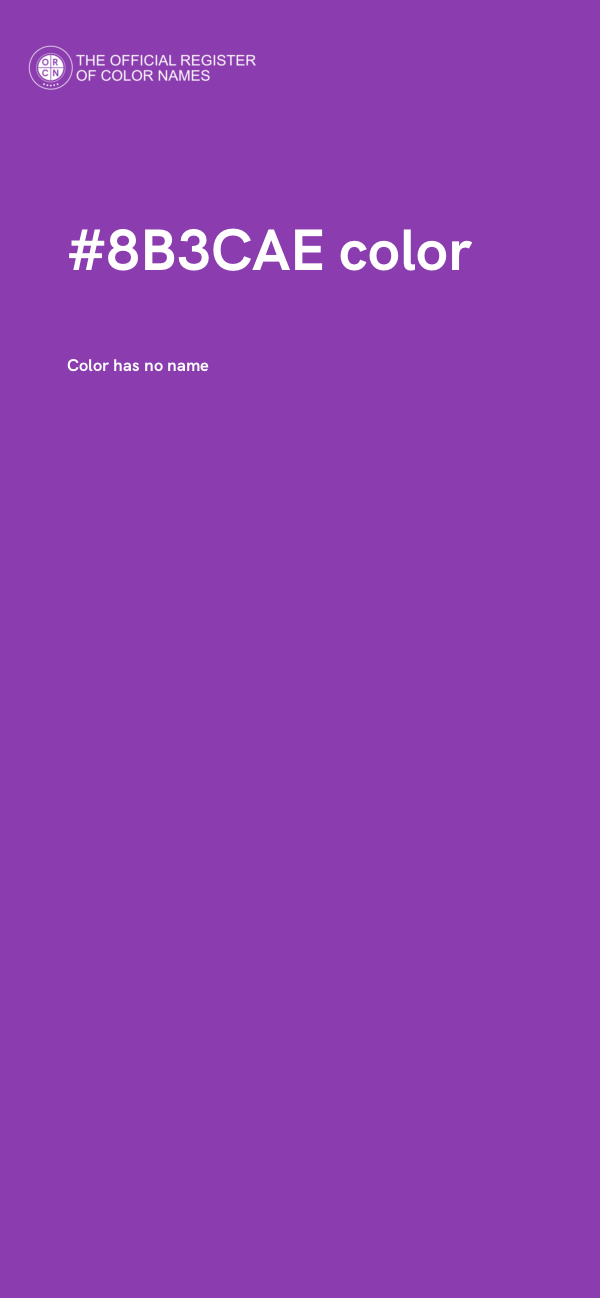 #8B3CAE color image