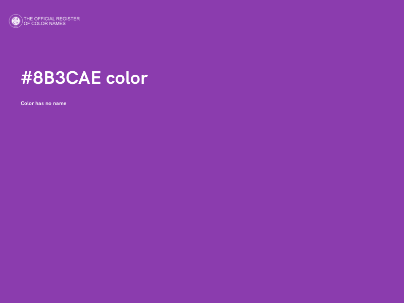 #8B3CAE color image