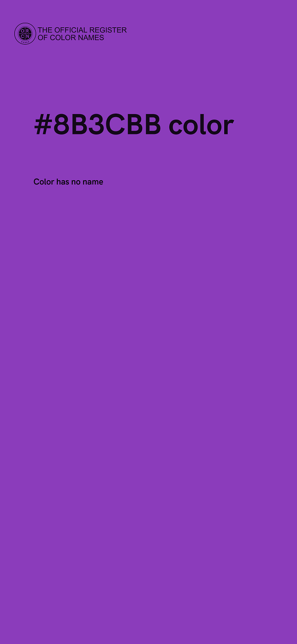 #8B3CBB color image
