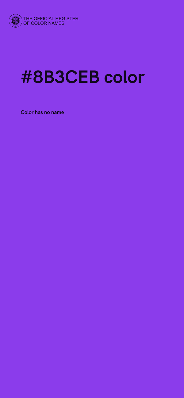 #8B3CEB color image
