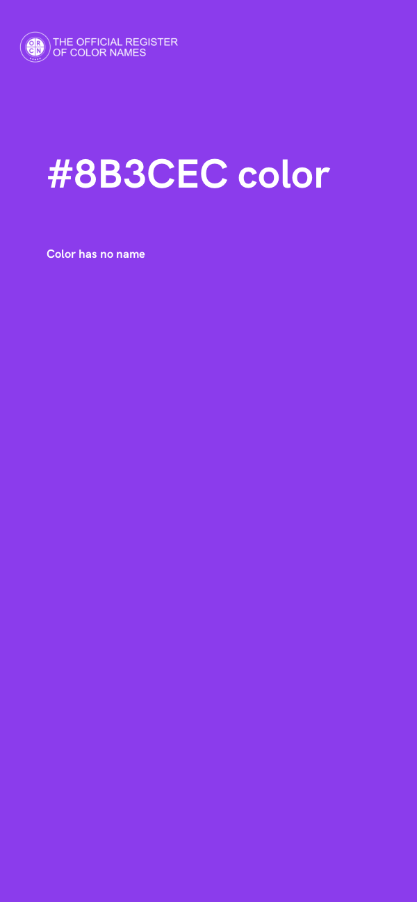 #8B3CEC color image