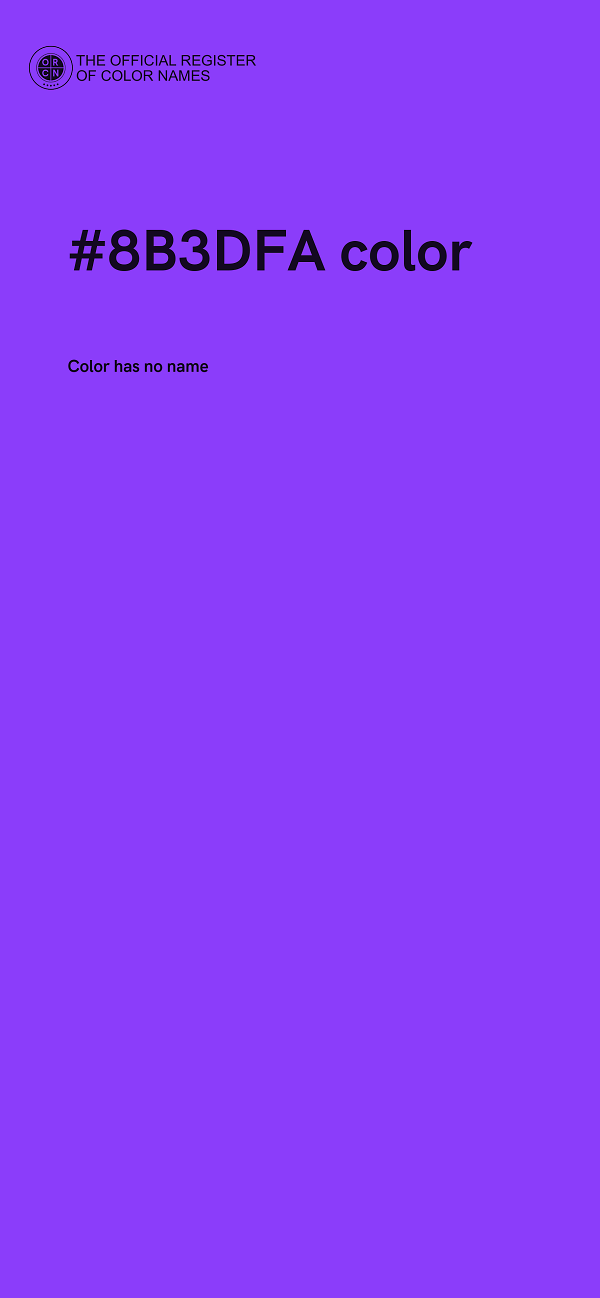 #8B3DFA color image