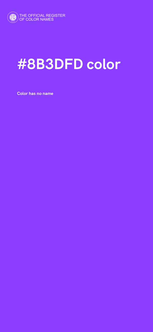 #8B3DFD color image