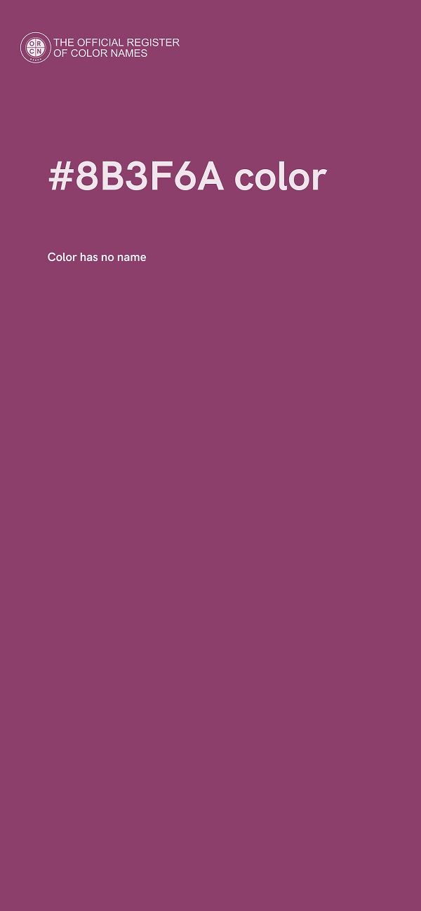 #8B3F6A color image