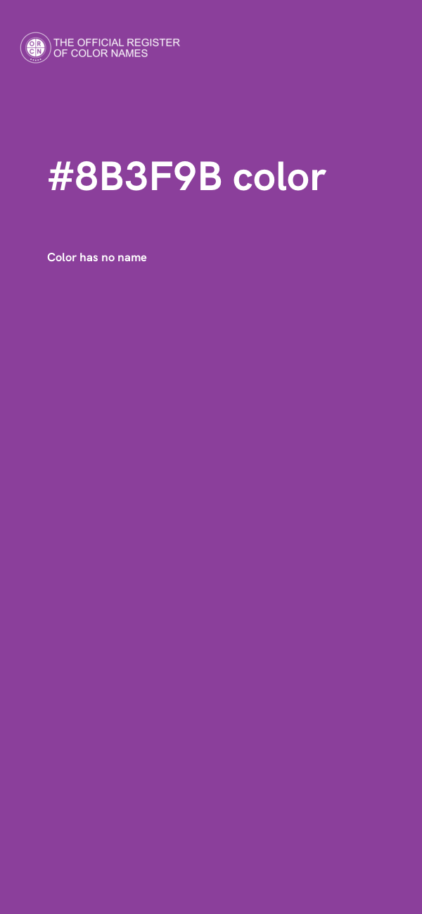 #8B3F9B color image