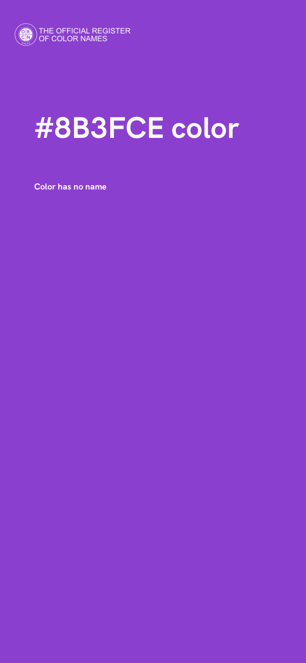 #8B3FCE color image