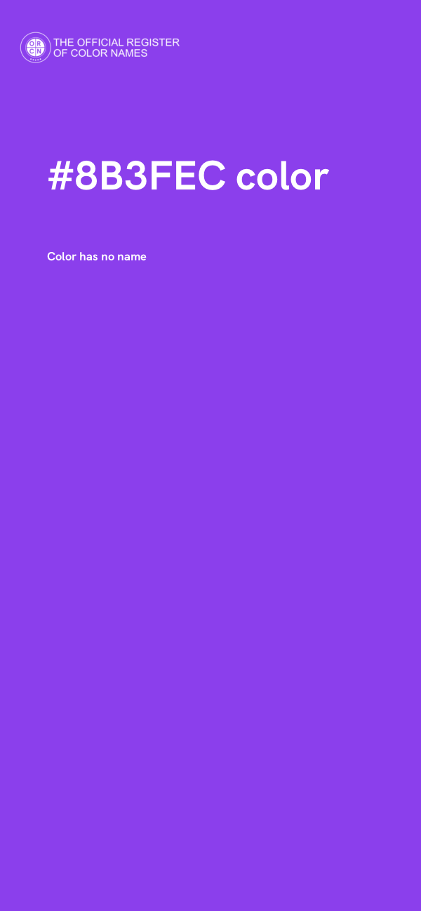 #8B3FEC color image