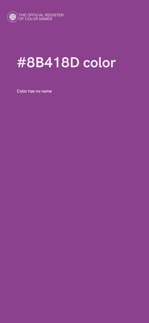 #8B418D color image