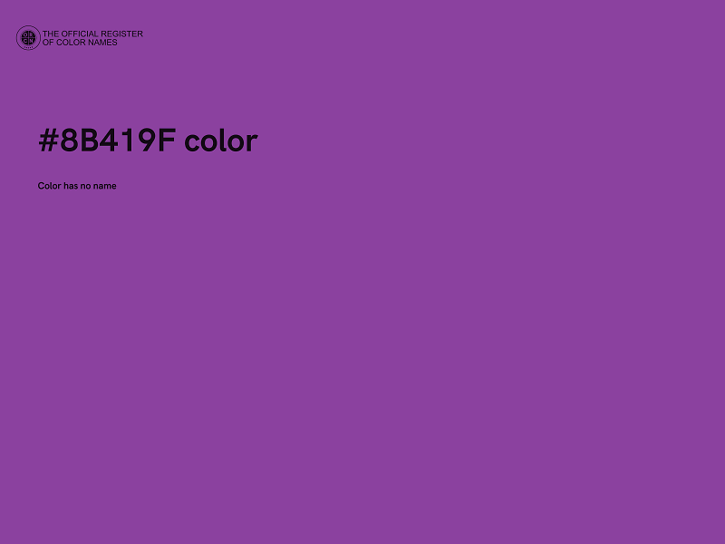 #8B419F color image