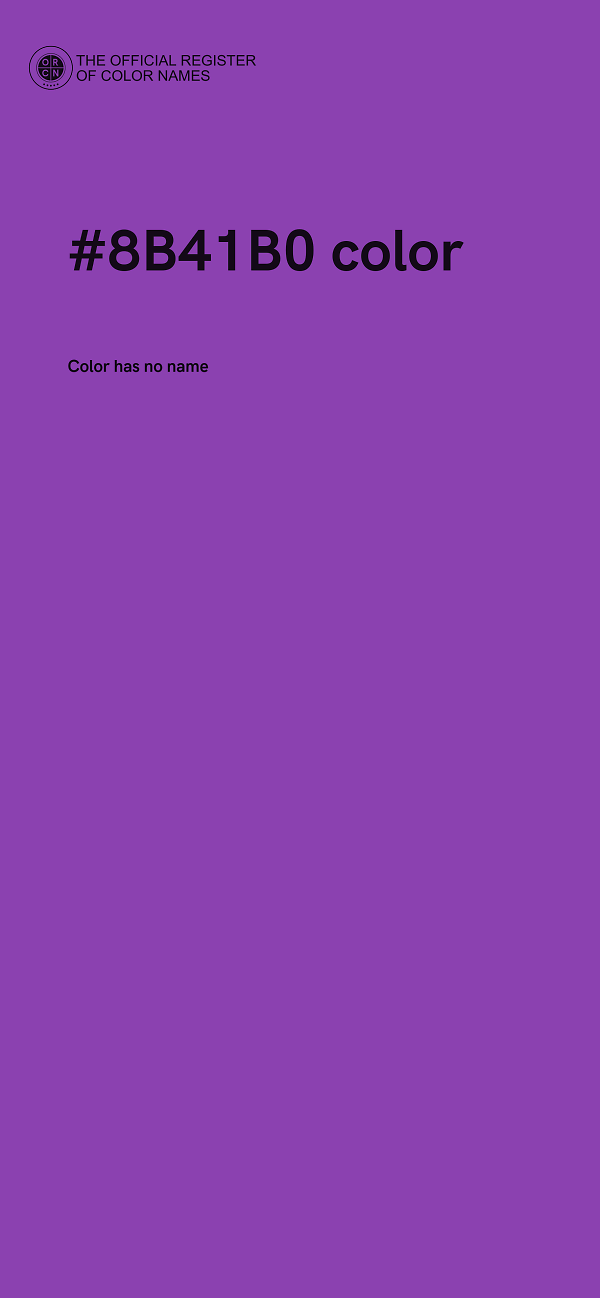 #8B41B0 color image