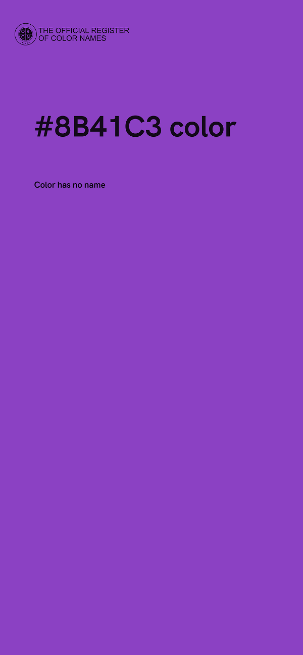 #8B41C3 color image